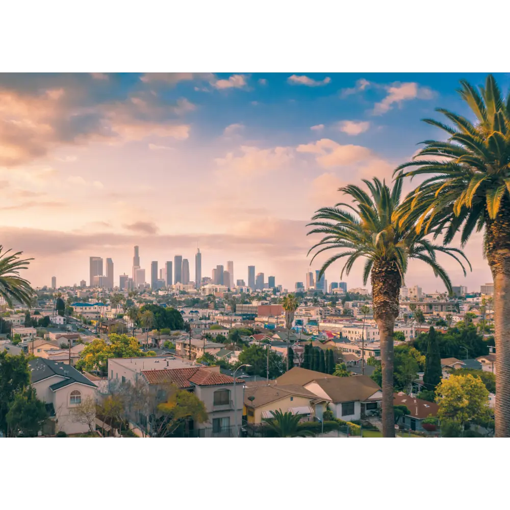 Картина на стекле Город Ангелов 50х70 см POSTERMARKET STLM-2046037