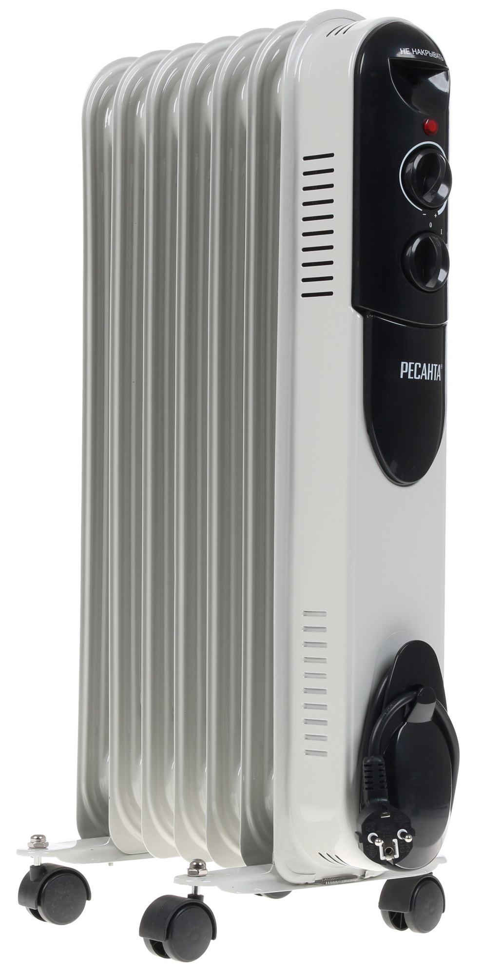1076916 Масляный обогреватель Ресанта ОМПТ-7Н белый STDN-0080475