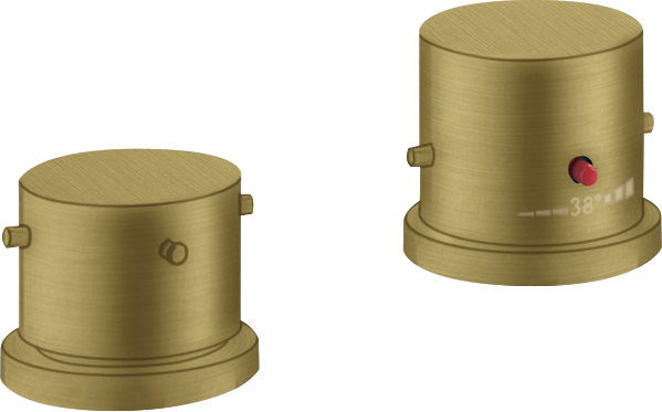 10480950 Термостатический смеситель для ванны на 2 отверстия с нулевой ручкой AXOR STARCK