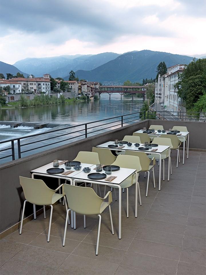 COLOS Стул из полипропилена штабелируемый с подлокотниками Vesper sun-id-1365002 - Вид №4