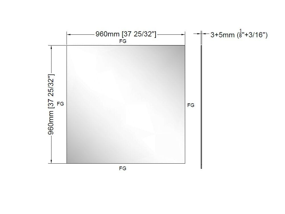 Покрытие из стекла и керамики ARTELINEA GLASS MIRROR ARCH-00069793 - Вид №1