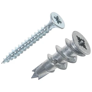 Дюбель дрива Standers 13x31 мм, с саморезом, металл, 10 шт. 81950477 STLM-2186138