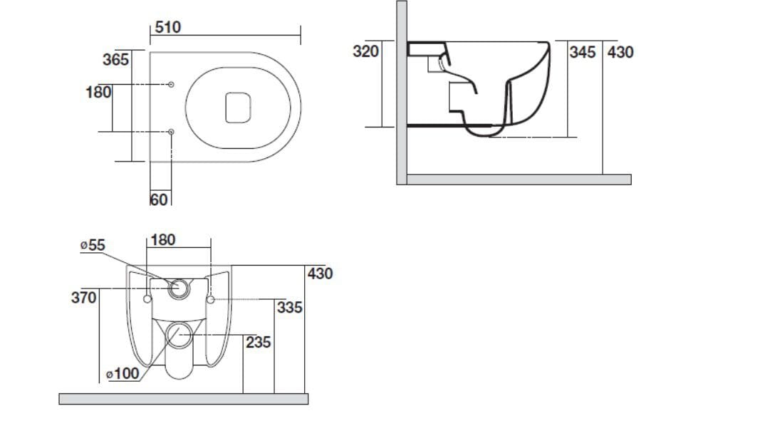 Подвесной туалет CROSSWATER GLIDE II ARCH-00132665 - Вид №2