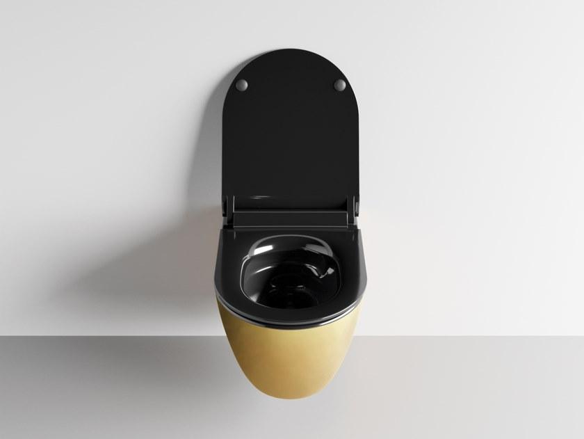 Подвесной унитаз настенный Белый GSI ceramica Gold platinum Италия sun-id-1506051 - Вид №3