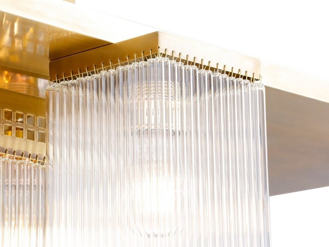 Подвесной светильник ручной работы из латуни Patinas Lighting Hoffmann ARCH-00106278 - Вид №3