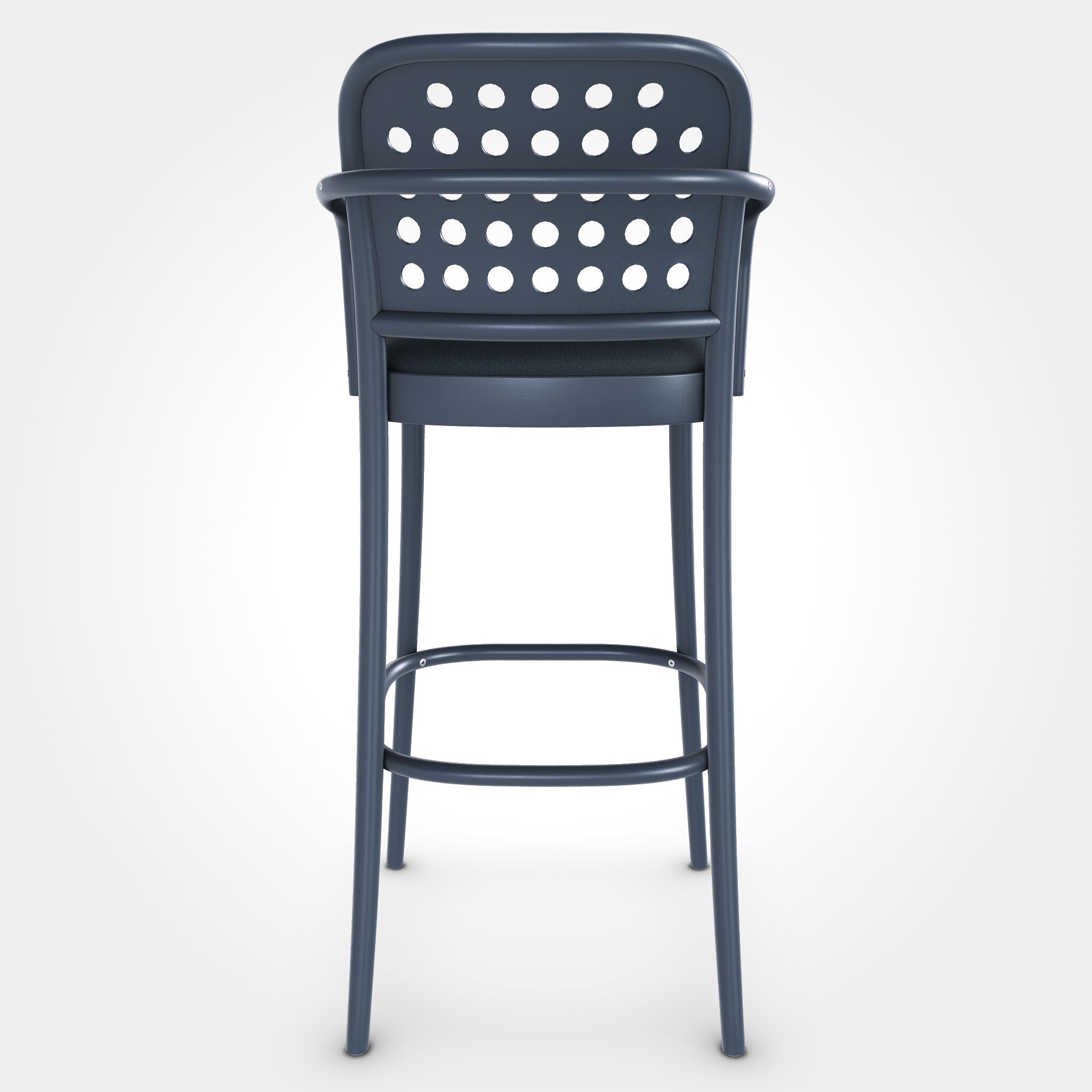 Деревянный стул с мягким сиденьем с подлокотниками TON 822 ARCH-00084647 - Вид №2