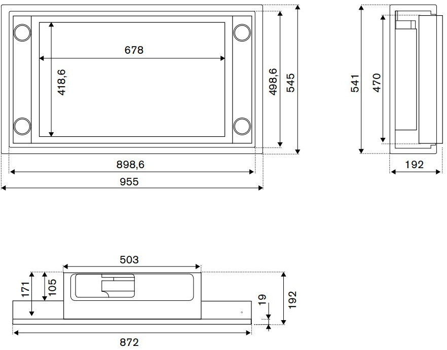Bertazzoni Профессиональная потолочная вытяжка из нержавеющей стали Professional sun-id-1504605 - Вид №1