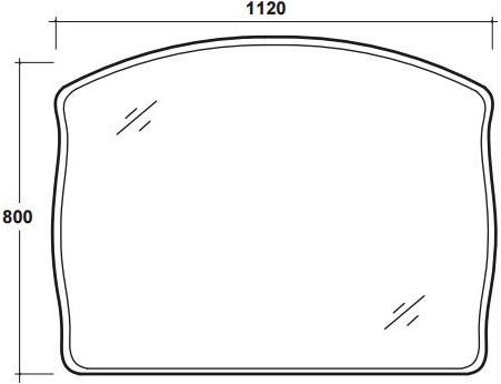 Olympia Ceramica Зеркало в ванной Impero sun-id-1411595 - Вид №3