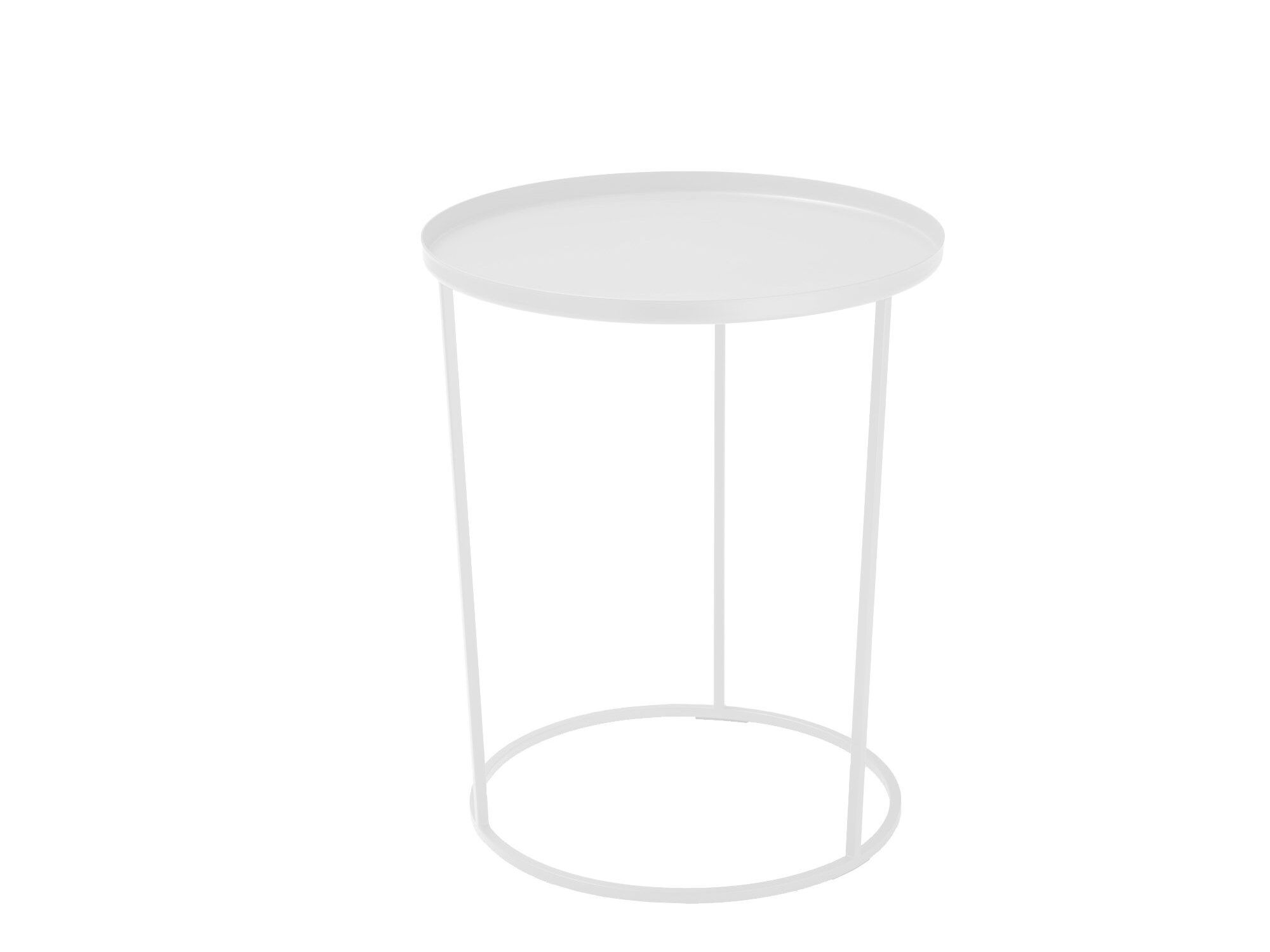 Стальной круглый журнальный столик с подносом In Stock MemeDesign ARCH-00028722 - Вид №1