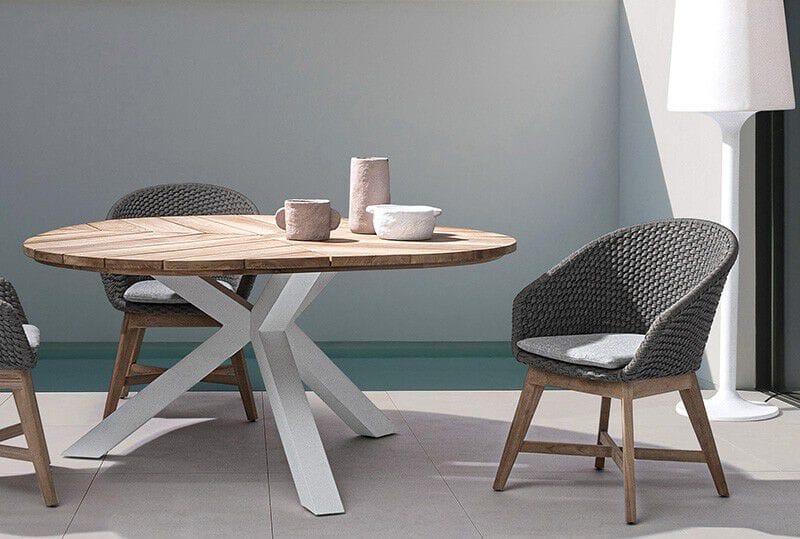 Алюминиевый и ТИК садовый стол BIZZOTTO PALMDALE ARCH-00054038 - Вид №9