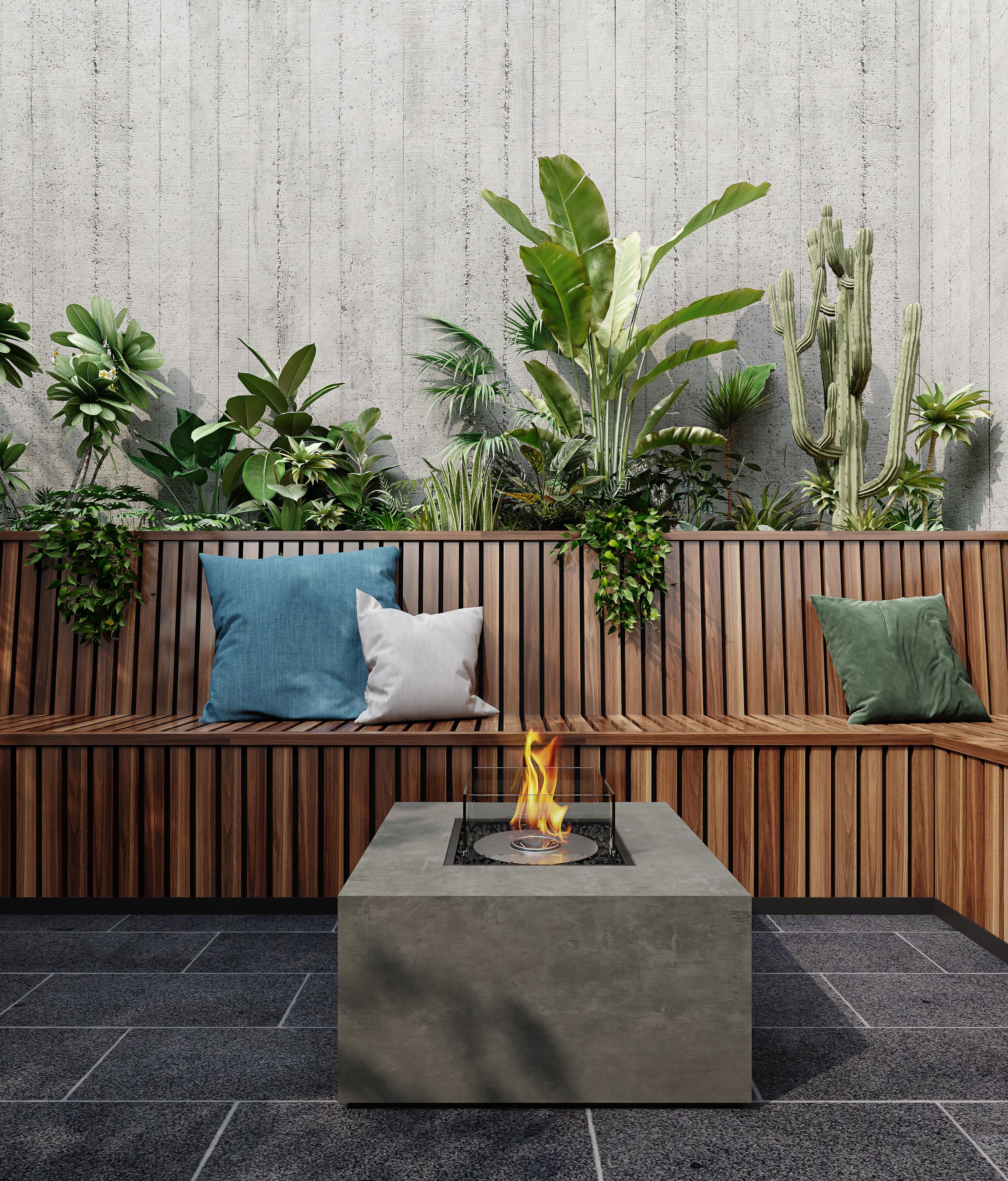 Отдельно стоящий камин на биоэтаноле или газе EcoSmart Fire Fire Tables ARCH-00033479 - Вид №3