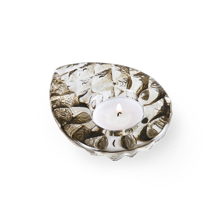 69044 Подсвечник "Шишка", серый, 115 мм. Maleras 