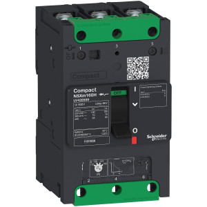 LV426256 Силовой автомат NSXm, 25кА, 3P, 80А Schneider Electric Compact