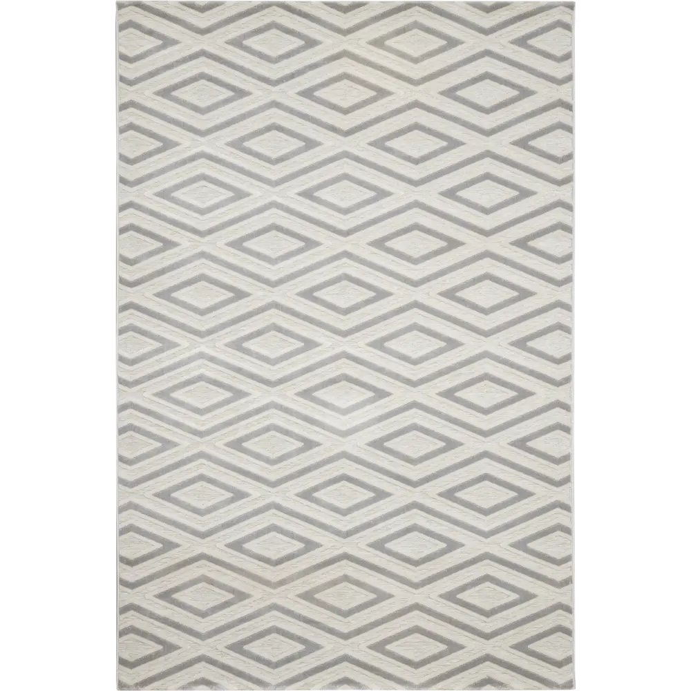 Ковер полипропилен Элис 91E 100x200 см цвет серый CTIM STLM-2171383