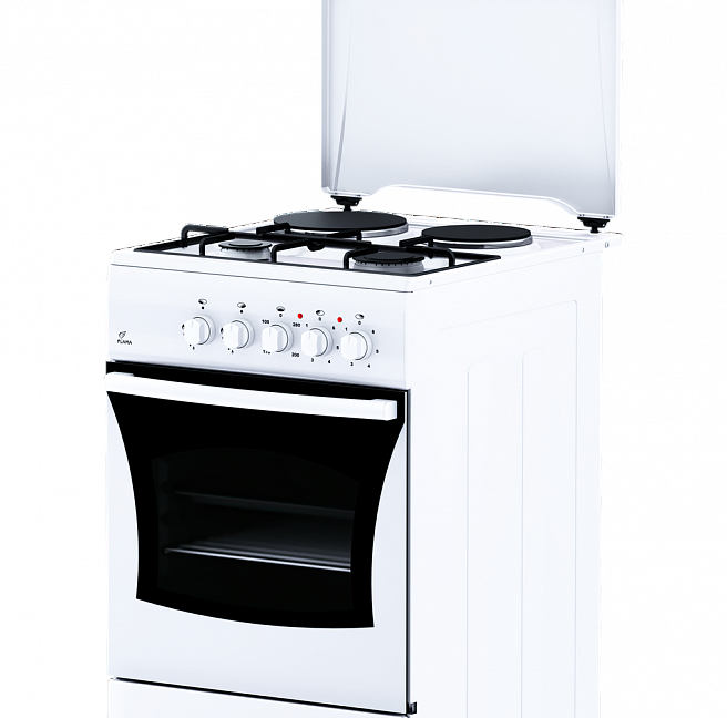 5362869 Комбинированная плита Flama RK 2211 белый Flama group STDN-0051177 - Вид №2