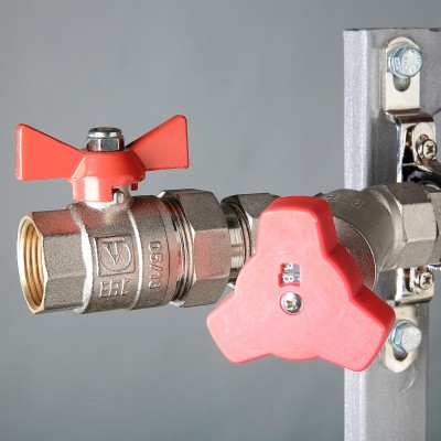 VT.GPM.05S04.R6 Узел этажный для поквартирного учета тепловой энергии Valtec 3/4", 6 вых., ввод справа  - Вид №6