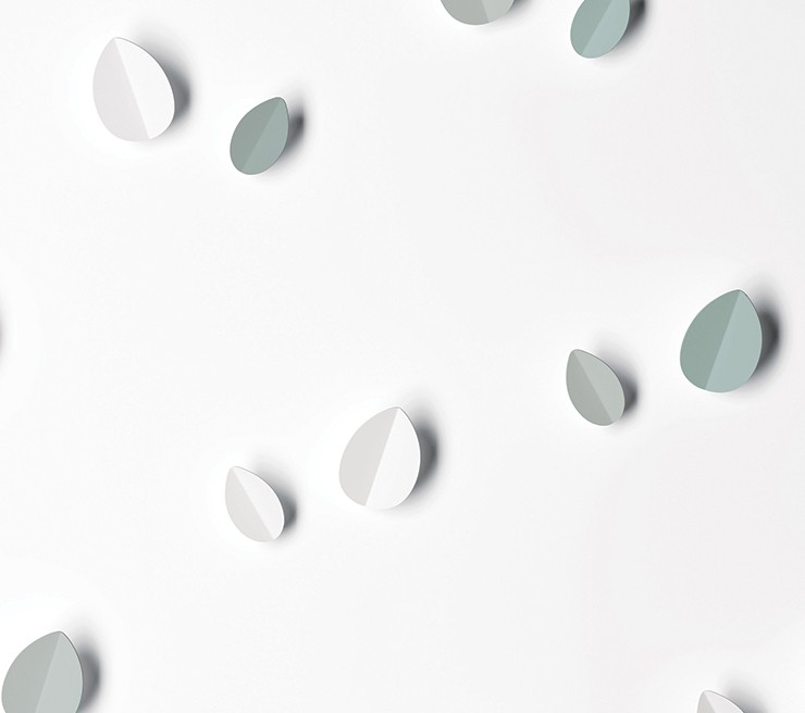 Ex.T Leaf Large Настенная вешалка белая EXLEAFGB.CO - Вид №1