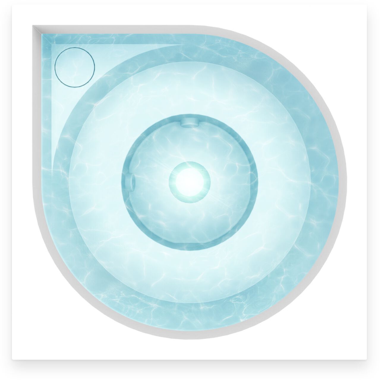 Открытый акриловый мини-бассейн Drop LAMPI COMPACT ARCH-00025577 - Вид №2