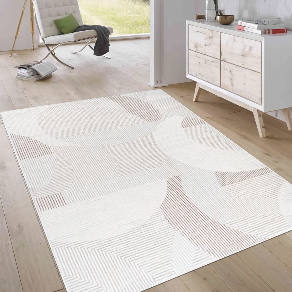 KREAFORTA Breeze — ковер для гостиной с геометрическим узором 200×300 см 89395024 STLM-1564630