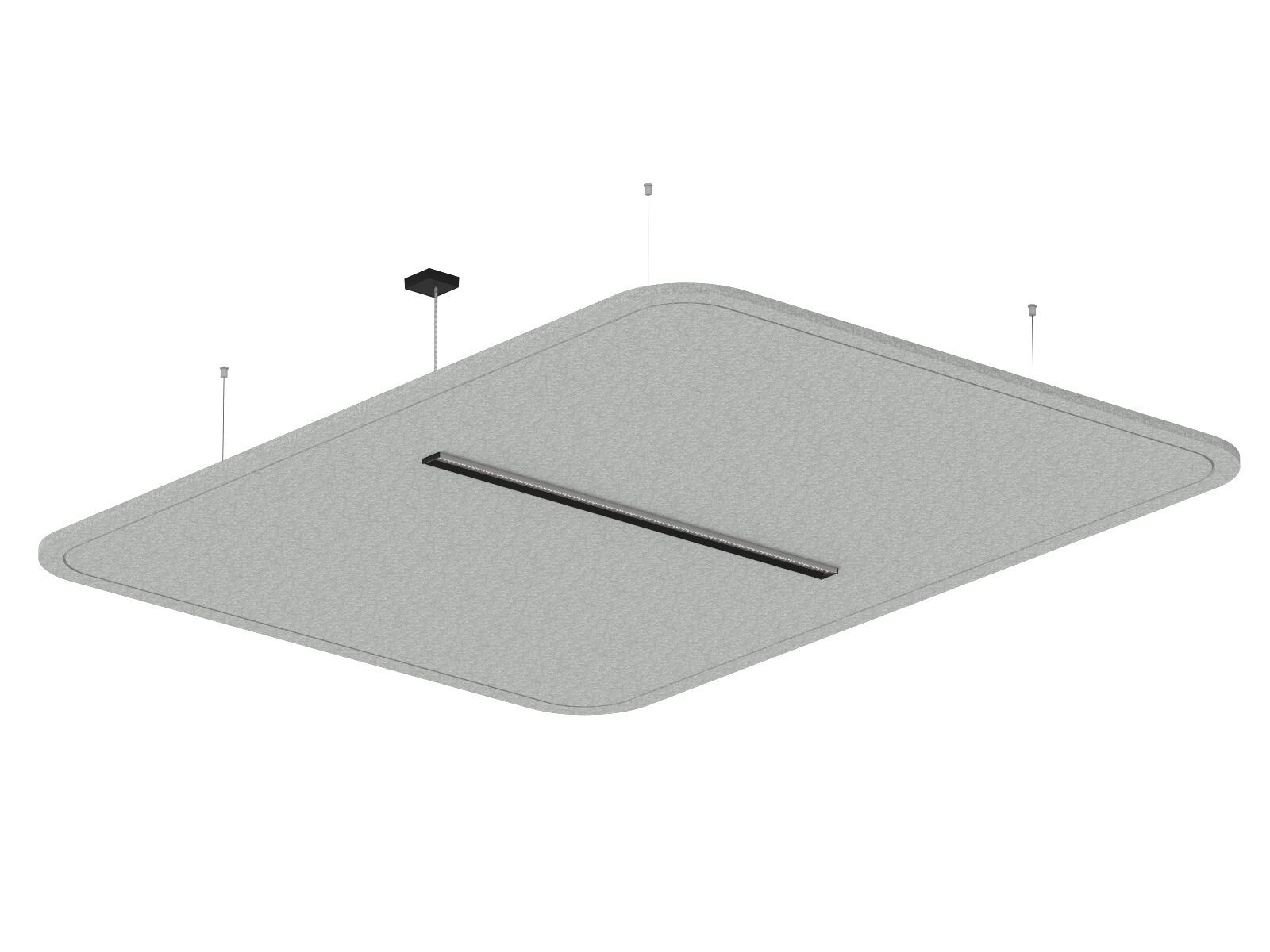 Рециркулированный любимчик Dimmable акустический подвесной светильник PROLICHT Acoustic ARCH-00095549