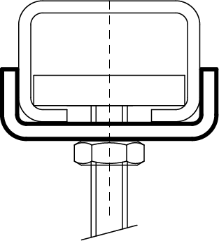 6535110 Монтажные профиля BIS Шайбы (U-образные) монтаж в профиле BIS RapidRail® WALRAVEN  - Вид №2
