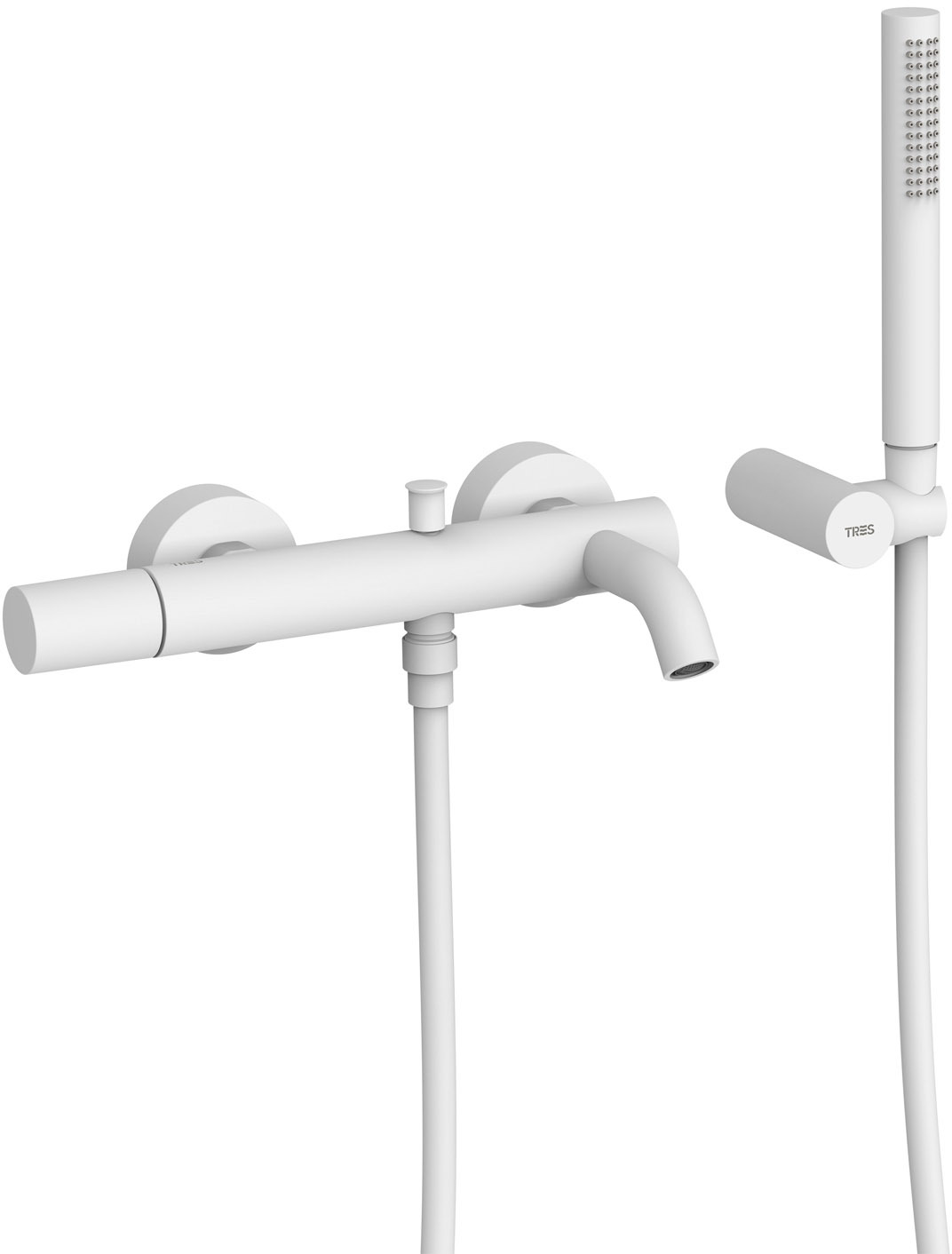 РАБОЧИЙ настенный смеситель с одной ручкой для ванны и душа-26117001BM TRES