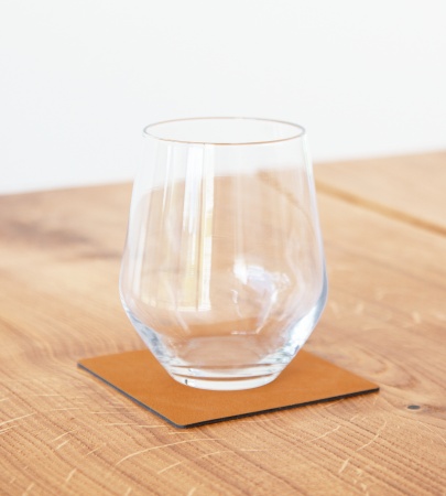 989988 NUPO burned curry подстаканник квадратный 10х10 см, толщина 1,6мм;LIND DNA  - Вид №1