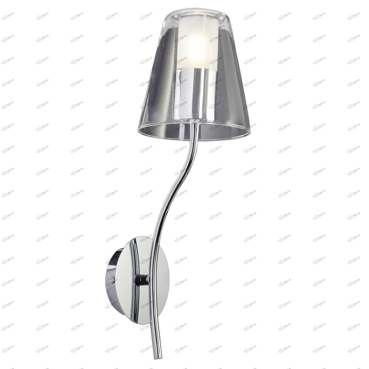 Бра со стеклянным плафоном хром Ursula FR5017WL-01CH FREYA URSULA 00-3929416 Прозрачный;хром 