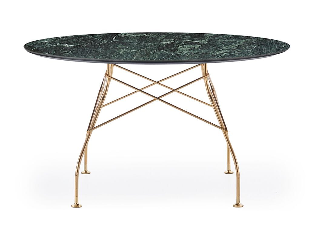 Круглый обеденный стол из керамогранита Kartell GLOSSY ARCH-00051866 - Вид №12