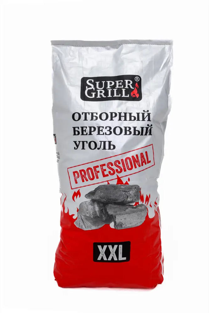 85033949 Уголь берёзовый отборный Supergrill 8 кг STLM-0057785 STLM-0057785
