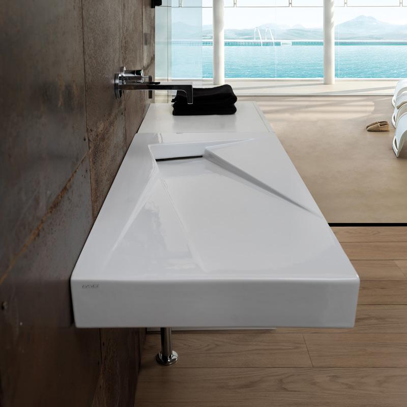 LAOZ0 Подвесная раковина настенная GSG CERAMIC - Вид №1