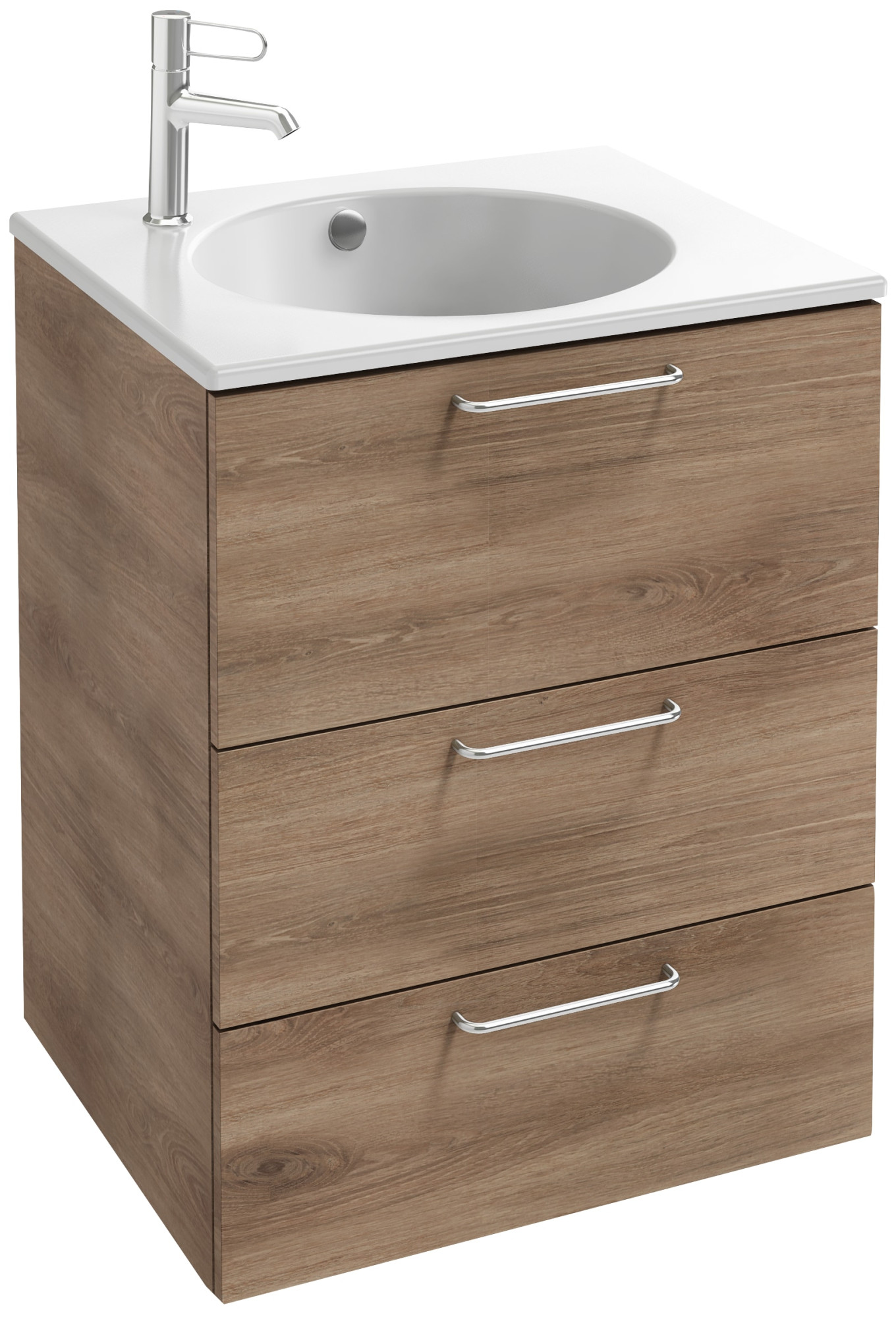 EB2530-R5-E52 Тумба под столешницу 60 см, 3 ящика, хромированная ручка JACOB DELAFON ODÉON RIVE GAUCHE ODEON RIVE GAUCHE