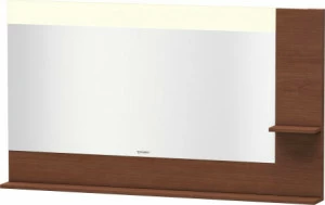 VE732401313 Vero Зеркало с полочками сбоку и внизу Американский орех, натуральный шпон