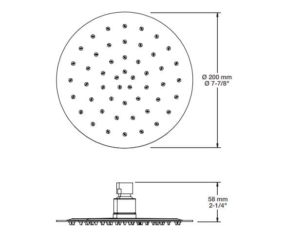 Встраиваемый термостатический набор для ванны с ручным душем BARIL Zip B66 ARCH-00126187 - Вид №2
