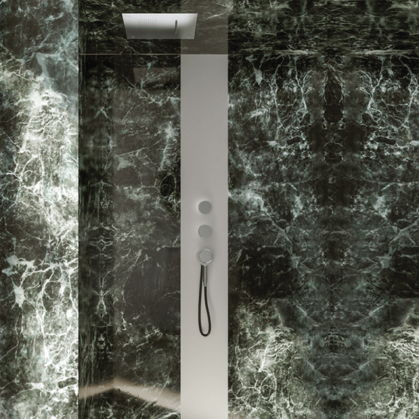 90104000 PREMIUM Хром термостатические 2/3 пути по вертикали с 1 лобной образом Хром GRB MIXERS  - Вид №2