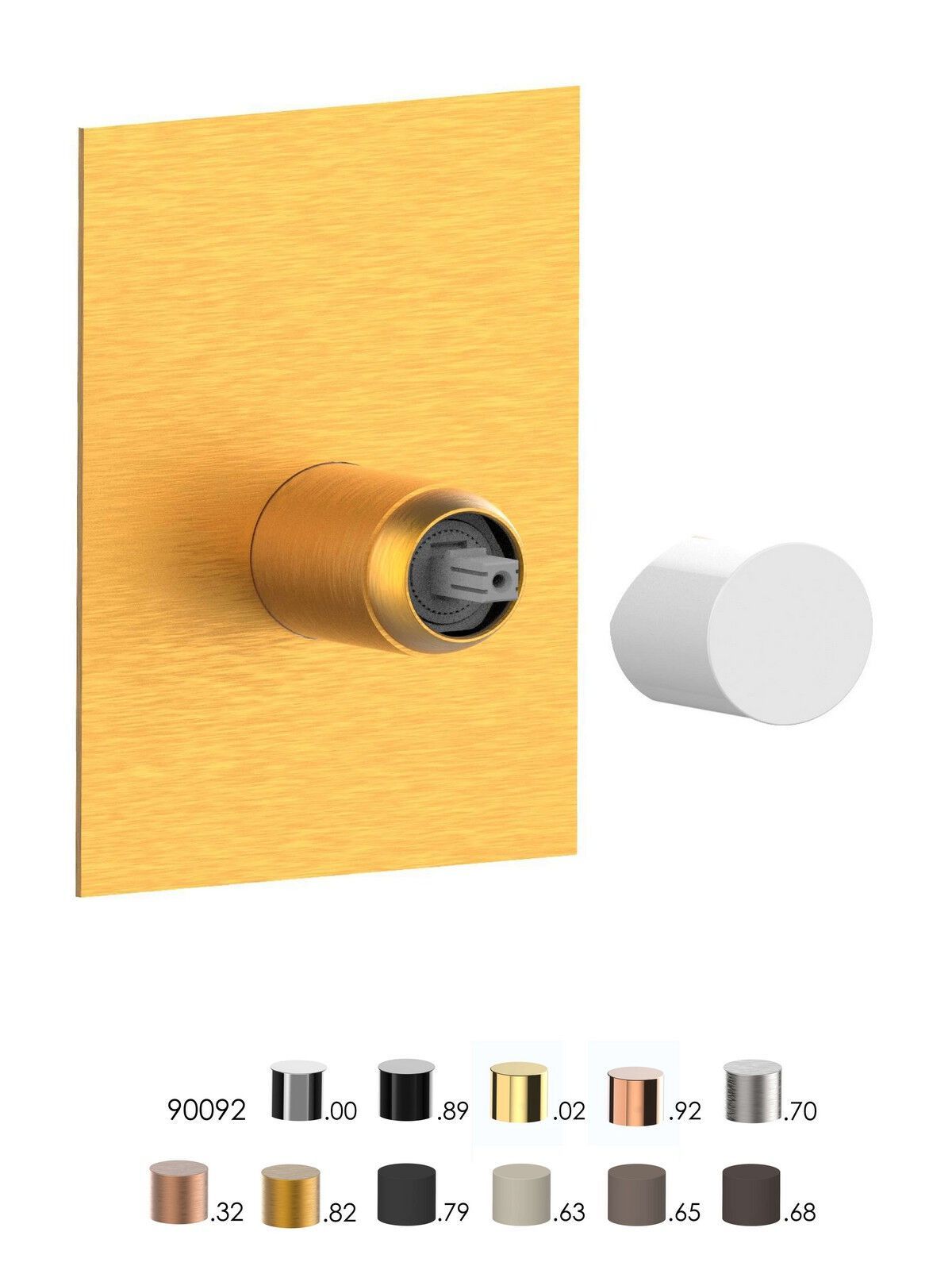 Однорычажный смеситель для душа с пластиной Rubinetterie Frattini NARCISO S 78521S ARCH-00016448 - Вид №5