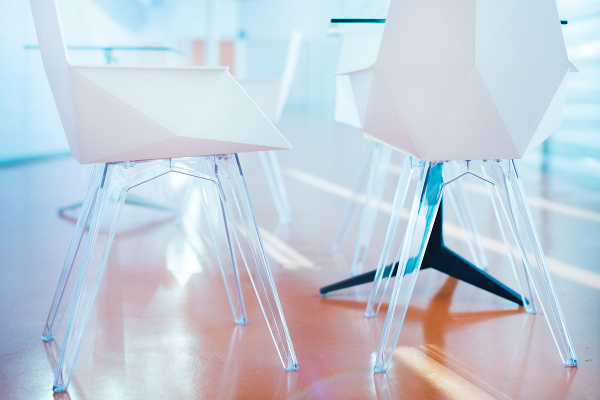 008173 Стул с прозрачными ножками Vondom Faz - Вид №8