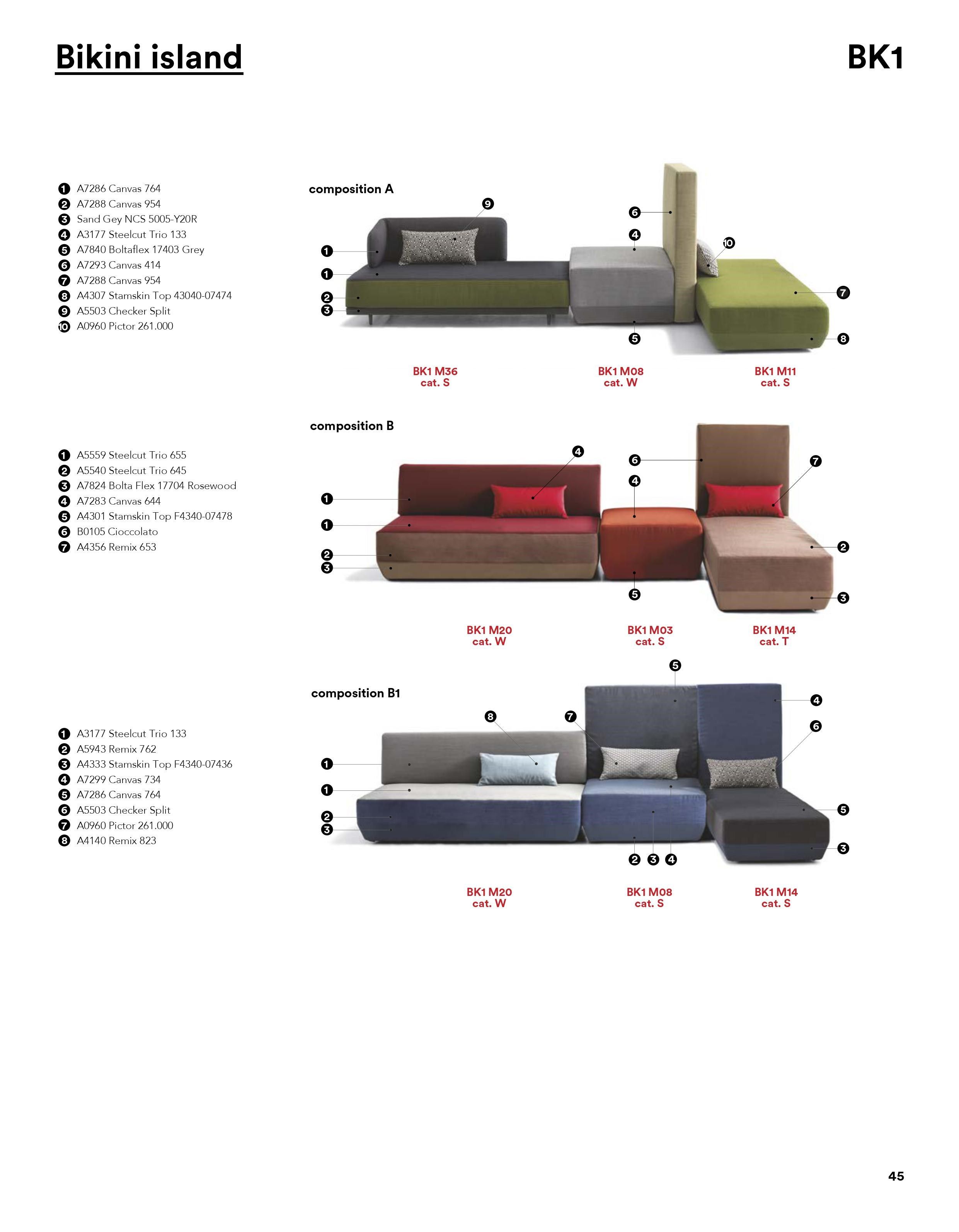 Модульный диван MOROSO Bikini Island ARCH-00108887 - Вид №13