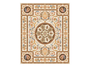 Прямоугольный ковер ручной работы