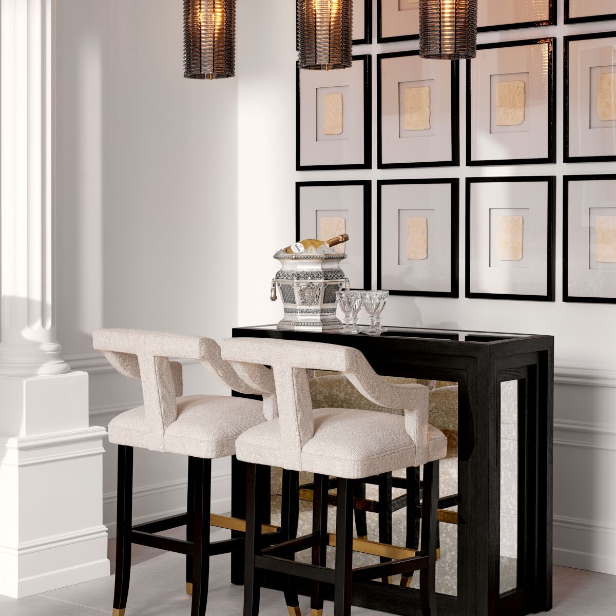 Деревянный шпон барный шкаф Eichholtz Metropolitan ARCH-00152564