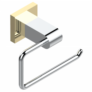 A6G-538A Бумагодержатель настенный без крышки Thg-paris Profil инкрустация Lalique Хром/золото