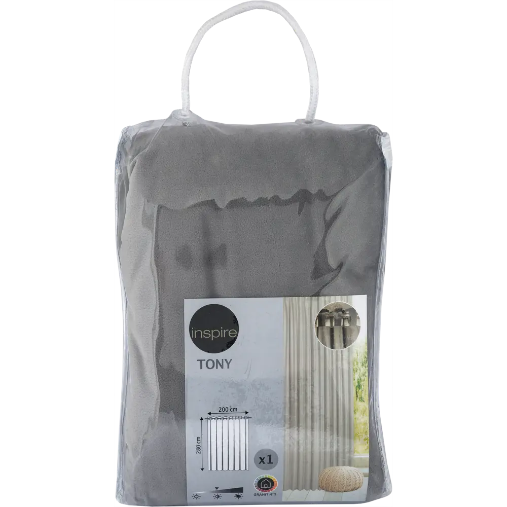 INSPIRE Штора Tony Granit 3 с волнообразным дизайном 200×280 см 84756510 STLM-0054627 - Вид №7