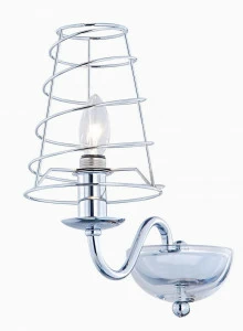 Бра Arte Lamp Cage A4320AP-1CC ARTE LAMP СВЕЧА 078343 Хром