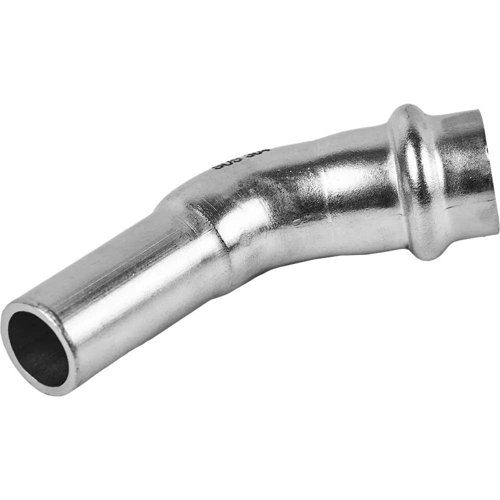 Угол однораструбный Rommer 15 мм 45 градусов ВПр-НПр нержавеющая сталь STLM-2005955