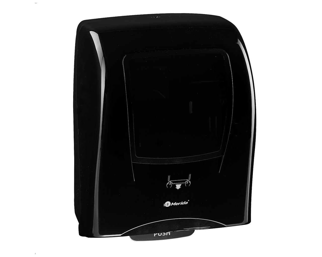 CEC301 ONE AUTOMATIC MAXI механический диспенсер для рулонов бумажных полотенец, АБС-пластик, черный Merida 