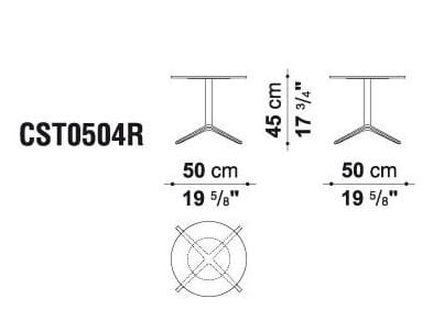 Круглый журнальный столик B&B Italia Project космос ARCH-00121773 - Вид №2