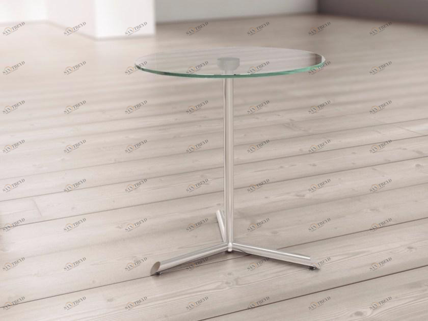 Systemtronic Круглый стеклянный журнальный столик на контракт sun-id-1448117