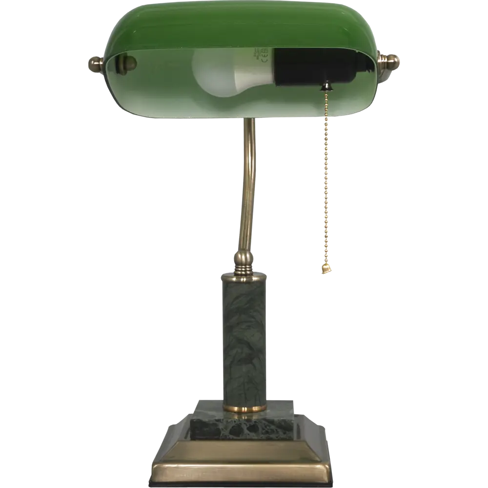 Настольная лампа Vitaluce «Мраморная элегантность» с зеленым абажуром 12087908 STLM-0001743 - Вид №2