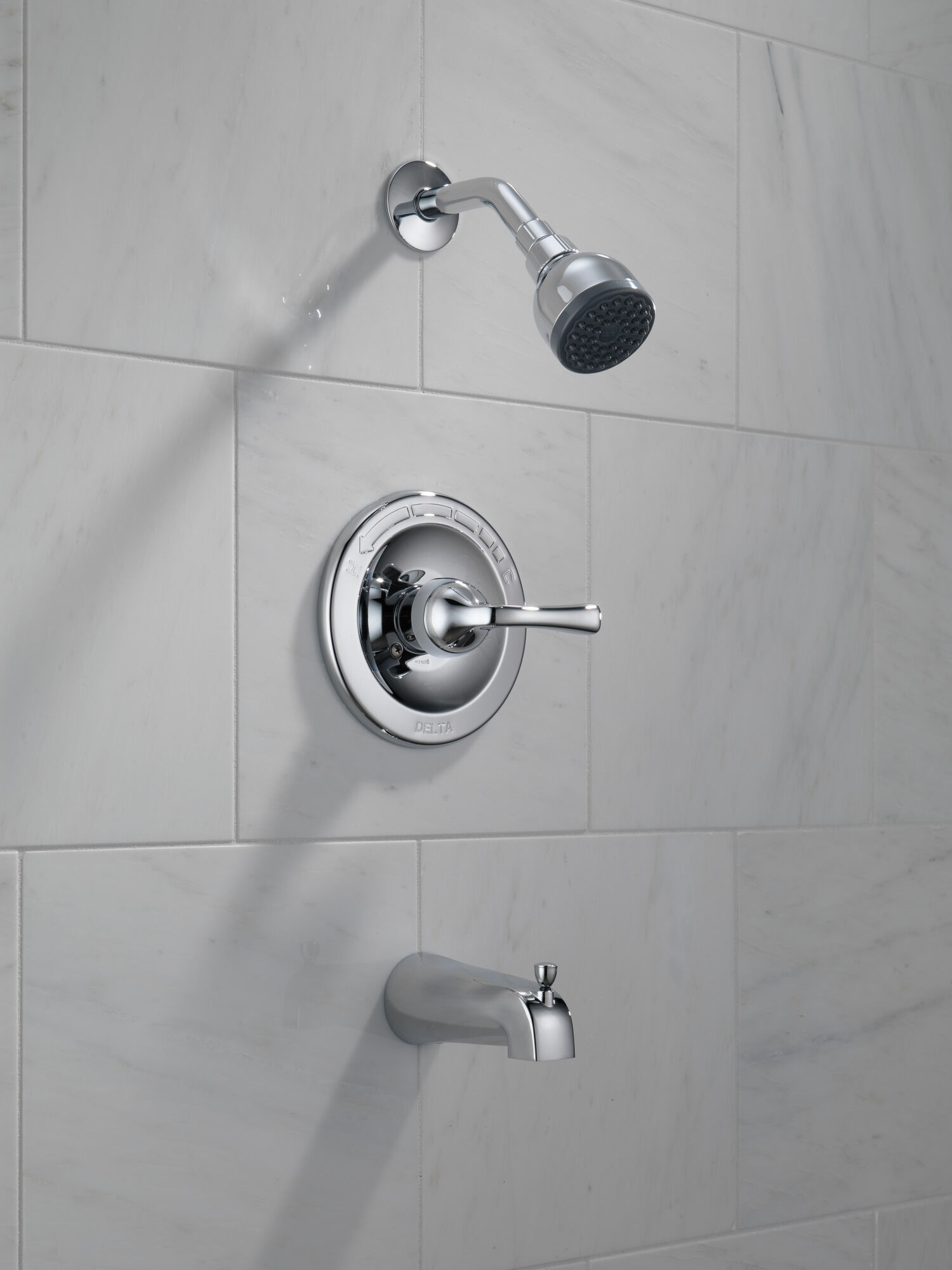 B114900C Ванна с одной ручкой и душ Delta Faucet DELTA Хром - Вид №4
