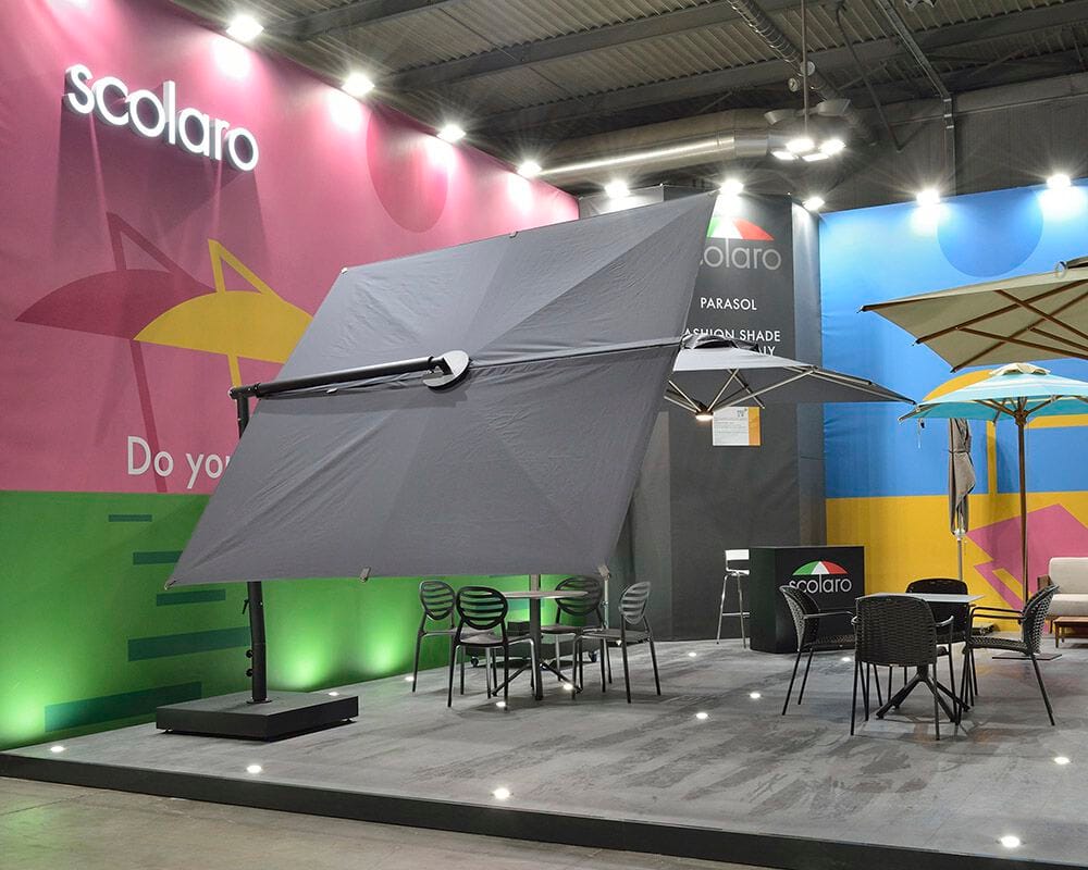 Алюминиевый поворотный зонтик с порошковым покрытием Scolaro Parasol ARCH-00041927 - Вид №12